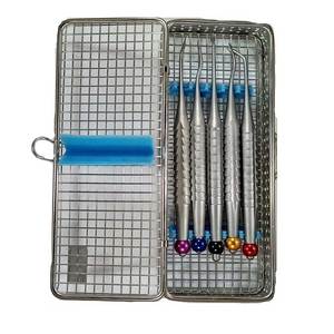 Dental pdl spade luxating root elevator set 5 pcs bernard surgical extraction instruments dental surgery stainless steel - Product Image 1