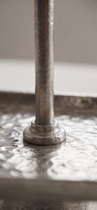 Factory Direct 2 Tier Oval Ring Handle Metal <b>Cake</b> <b>Stand</b> <b>Vintage</b> Silver Finish Dessert Platter Table Centerpiece <b>Stand</b> - Product Image 5