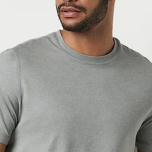 T-shirt pour homme à manches courtes, couleur unie, coupe décontractée, collection été, coupe ample, personnalisation du logo, 2026 - Product Image 2