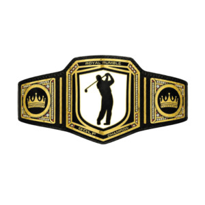 Cinturón de Campeonato de Golf Personalizado con Logotipo, Cinturón de Premio para Campeón de Golf, Cinturón de Trofeo Deportivo de Cuero Original - Product Image 1
