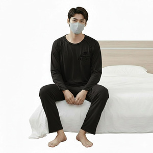 Pantalones deportivos de cintura alta para hombre, personalizados, para dormir, hacer ejercicio, estar en casa, con bolsillo, pantalones de gimnasio, ropa de dormir para mujer - Product Image 2