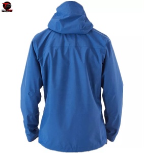 <b>Mens</b> Softshell Waterproof Puffer Jacket Sporty Hooded Quick Dry Breathable Polyester <b>Raincoat</b> Outdoor Travel Coat - Product Image 2