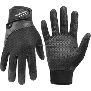 Patchs renforcés en Spandex extensible à fermeture Velcro réglable, coutures doubles durables, gants de baseball à contrôle précis - Product Image 1