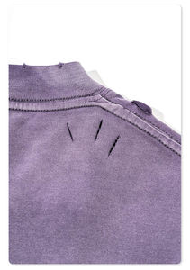 Camiseta Oversize para Hombre, con Logotipo Personalizado, Lavado Ácido, Lavado a la Piedra, Efecto Desgastado, Decoloración Solar, 100% Algodón, Estampado OEM, Corte Holgado - Product Image 6