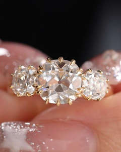 Certificat IGI approuvé 14K or femme fiançailles CVD VVS DEF toutes formes coupe laboratoire cultivé bague en diamant personnalisé - Product Image 1