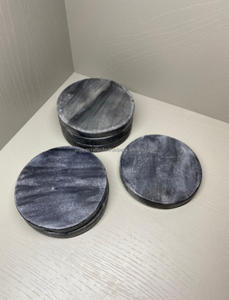 Sous-verres en pierre naturelle fabriqués à la main finition lisse ensemble de dernière conception pour l'intérieur de la cuisine ou les occasions de mariage - Product Image 6