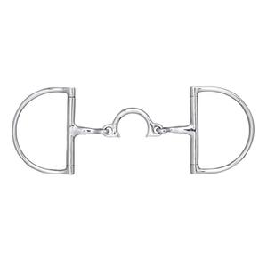 Bocado de caballo de acero inoxidable con junta de rodillo de cobre, color plateado, equipo de bridas ecuestres 2026, a la venta - Product Image 5