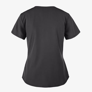Women Medical Uniforms Woven Quick Dry Breathable Stretch <b>Scrubs</b> Sets Hospital Short Sleeve <b>Tops</b> Customizable High-quality - Product Image 4