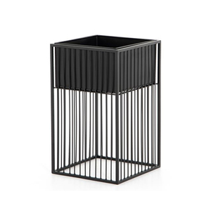 Pot de fleurs nordique en acier doré pas cher, support d'intérieur en fonte, jardinière en métal en gros - Product Image 3