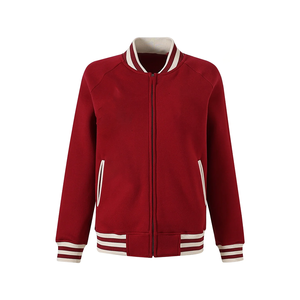 Veste en molleton Delta Crimson Varsity, vêtements de rue haut de gamme, broderie en chenille, coupe-vent, chauffante, 100% laine, classique - Product Image 1
