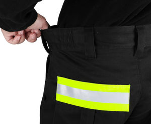 Pantalones de Seguridad de Color Negro Hechos a Medida, Pantalones de Seguridad de Alta Visibilidad, Pantalones de Seguridad Reflectantes y Resistentes al Viento - Product Image 6