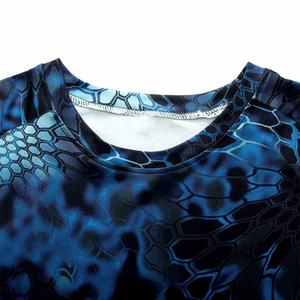 Custom Men Sublimation Long Sleeve T Shirt Quick Dry Breathable Outdoor Hiking Fishing Jersey Gym Fitness Sports <b>Top</b> - Product Image 3