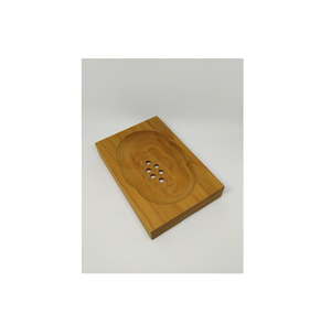 Oval Shape Classic style Wood tissue Rack <b>Holder</b> For Home Bathroom Use <b>Soap</b> Storage Rack <b>Dish</b> - Product Image 3