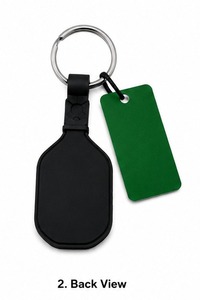 Durable Pickleball Keychain with Detailed Paddle and Ball Charm Premium Metal <b>Ring</b> for Everyday Use Sports Fans and Collectors - Product Image 2