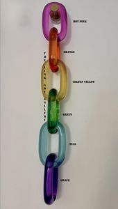 <b>Resin</b> Link Chain Art Decor Wall <b>Vase</b> Home Decorative Wholesale Supplier Epoxy <b>Resin</b> Wall Decorate Chain Custom Size - Product Image 3