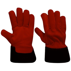 Gants de sécurité en cuir de vachette grainé robuste, antistatiques et résistants à l'abrasion, doux et confortables pour une utilisation quotidienne à la maison - Product Image 6