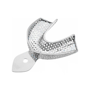 Oferta Especial: Bandeja de Impresión Perforada para Mandíbula Inferior, Pequeña, de Acero Inoxidable, Instrumento Quirúrgico Dental para Impresiones Dentales Precisas - Product Image 1