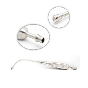 Tube d'aspiration Andrews-Pynchon ~23 cm (9 po) 9 1/2 po (24,5 cm) et diamètre de la pointe de 14 po 5,8 mm - 6 mm en métal - Product Image 2