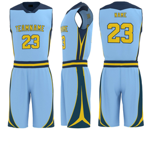Uniforme de Baloncesto Profesional, Diseño Personalizado, Sublimación Completa, Alta Calidad, Jersey y Pantalones Cortos para Equipo Masculino - Product Image 1