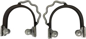 Espuelas para Caballos, Espuelas de Equitación Western, Espuelas de Vaquero de Acero Inoxidable, Espuelas Ecuestres Ajustables - Product Image 2