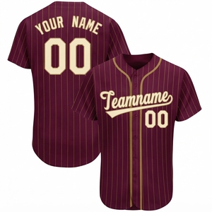 Baseball Jersey Sublimated Print Number Breathable 100% Polyester Unisex Adult Regular Fit Club softball uniform - Product Image 1
