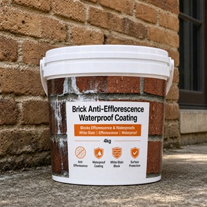 Surface Strengthening Anti Efflorescence Low VOC <b>Waterproof</b> 1K Coating Eco Friendly For Porous Brick Masonry Exterior Wall - Product Image 1