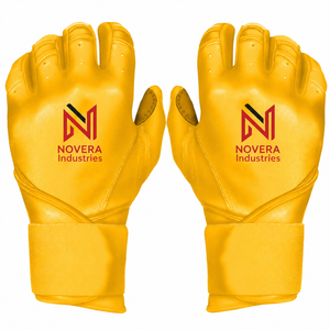 ถุงมือตีเบสบอลเด็ก NOVERA INDUSTRIES หนังคาเบรตต้าคุณภาพพรีเมียม โลโก้สั่งทำได้ น้ำหนักเบา แห้งเร็ว ระบายอากาศดี สำหรับมือขวา - Product Image 6