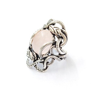 Rose <b>Quartz</b> Fashion <b>Ring</b> 16.4 Grams - Product Image 1