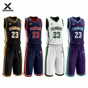 Uniforme de Baloncesto Reversible Transpirable de Secado Rápido 100% Poliéster, Conjunto Deportivo con Logotipo Personalizado Impreso por Sublimación, Nombre del Equipo - Product Image 1