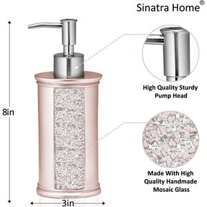 Set di Accessori da Bagno Moderno e Classico di Lusso, 4 Pezzi, Include Dispenser per Sapone Liquido, Bicchiere, Portaspazzolino, Portasapone - Product Image 6
