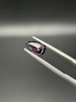 Zehra Gems Bijoux Spinelle Violette Naturelle Coupe Poire 1.77CT 9.7x6.5x4mm Pierre Précieuse Facettée Libre Effet de Couleur/Feu pour la Fabrication de Bijoux