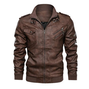 Nouvelles Vestes en Cuir pour Hommes – Blousons Moto Décontractés en PU pour l'Automne – Manteaux en Cuir de Motard – Vêtements de Marque pour Hommes - Product Image 5