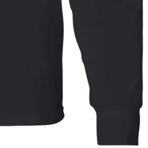 Chemise noire à manches longues pour femme avec broderie sapin de Noël, col rond, haut décontracté de saison, vêtements de mode saisonnière, vente en gros - Product Image 5