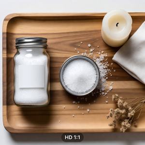 Sal de Baño Natural Blanca de Grano Fino Tallada en Piedra, Terapia Mineral para Spa, Ecológica, Relajante, Cristal Puro para Baño Corporal - Product Image 2