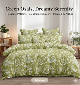 Juego de Ropa de Cama Doble Moderna con Bordado Jacquard, Sábanas de Algodón Lavado Suave de Lujo, Funda de Edredón con Estampado Floral para Hogar y Hotel - Product Image 4