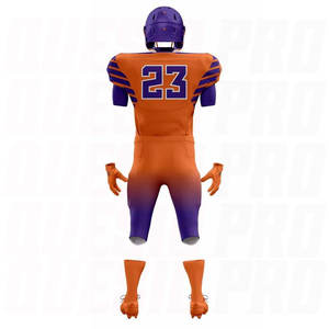 Uniforme de Fútbol Americano para Hombre, de Verano, Transpirable, de Secado Rápido, de Alta Calidad y Bajo Precio, 100% Poliéster, Jersey y Pantalones para Equipo - Product Image 3