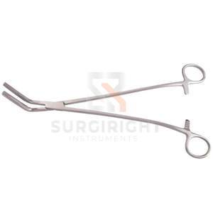 <b>Right</b> <b>Angle</b> Colon <b>Clamp</b> German Stainless Steel Intestinal Occlusion Forceps CE Class I Model SI-OIS-0001 by Blush Surgical - Product Image 4