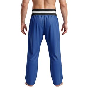Royal Blue <b>Elastic</b> Waist Boxing <b>Trousers</b> Lightweight Apparel Comfortable Martial Arts Training Boxing <b>Trousers</b> - Product Image 2