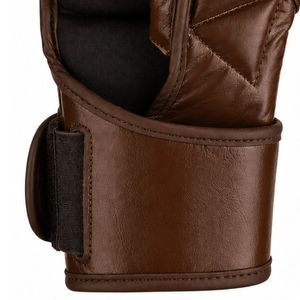 Gants de sparring MMA personnalisés en cuir PU, paume ouverte, pour entraînement de kick-boxing, arts martiaux, grappling, usage quotidien, couleur foncée - Product Image 5
