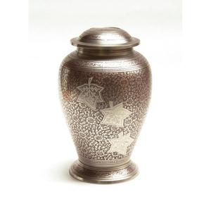 Urne funéraire en laiton doré et nacre pour adulte, urnes funéraires en métal pour cendres, fournisseur et grossiste funéraire - Product Image 6