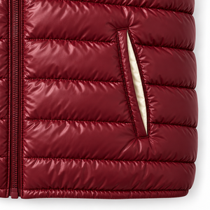 Custom Lightweight Bomber <b>Jacket</b> Stand Reflective Gloss Finish Autumn Outerwear Quilted Shell Warm Lining Side Pockets Front OEM - Product Image 4