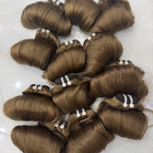 Extensiones de Cabello Humano Vietnamita Virgen, Doble Trama, Súper Doble Estirado, Color Marrón Miel, Rizos Funmi Voluminosos, para Tejido y Pelucas - Product Image 5