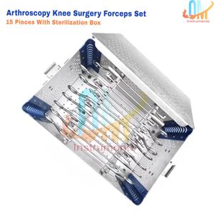 Juego de Pinzas para Artroscopia, Caja de Esterilización para Cirugía de Rodilla, Instrumentos Quirúrgicos Ortopédicos de Precisión, Acero Inoxidable ISO Sólido - Product Image 2