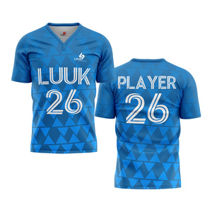 Camisetas de Fútbol Personalizadas para Hombre, Tallas Grandes, 100% Poliéster, Transpirables, Antibacterianas, con Logotipo Personalizado - Product Image 6
