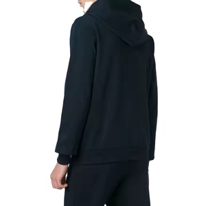 Sweats à capuche zippés pour hommes Fabricants de vêtements Sweat-shirt lourd et décontracté Couleur unie Sweats à capuche zippés personnalisés pour hommes Couleur unie vierge - Product Image 2