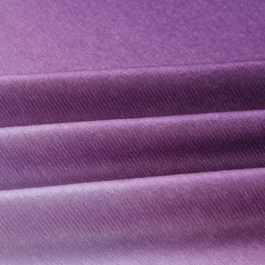 Sudadera con Capucha Degradada Morada para Mujer, Manga Larga, Tejida, Transpirable, con Bolsillos, para Otoño - Product Image 6
