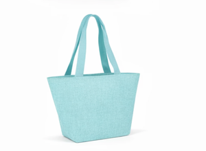Sacs fourre-tout à fermeture éclair en PLA à pois, couleur unie, imprimés numériquement, vente chaude, sacs de shopping promotionnels directement de l'usine pour femmes - Product Image 2