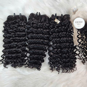 Extensiones de Cabello Humano 15A, Ondulado, Cabello Virgen Vietnamita, Tejido Rápido, Doble Trama, Grueso y Natural, Negro, 100g - Product Image 6