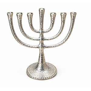 Ménorah de Hanouka en métal antique en forme d'Arbre de Vie, 9 branches, en aluminium, pour table, cadeau de fête juive, décoration, vente en gros - Product Image 4