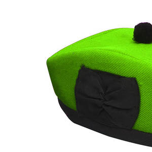 Casquette Glengarry verte 100% laine acrylique, motif tartan, accessoires pour dudels, chapeau traditionnel 2026 - Product Image 4